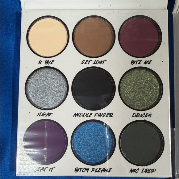 BH Cosmetics 2 eyeshadow pallets-18 colors-“F*ck Off” and “Let That Sh*t Go” - Picture 4 of 8
